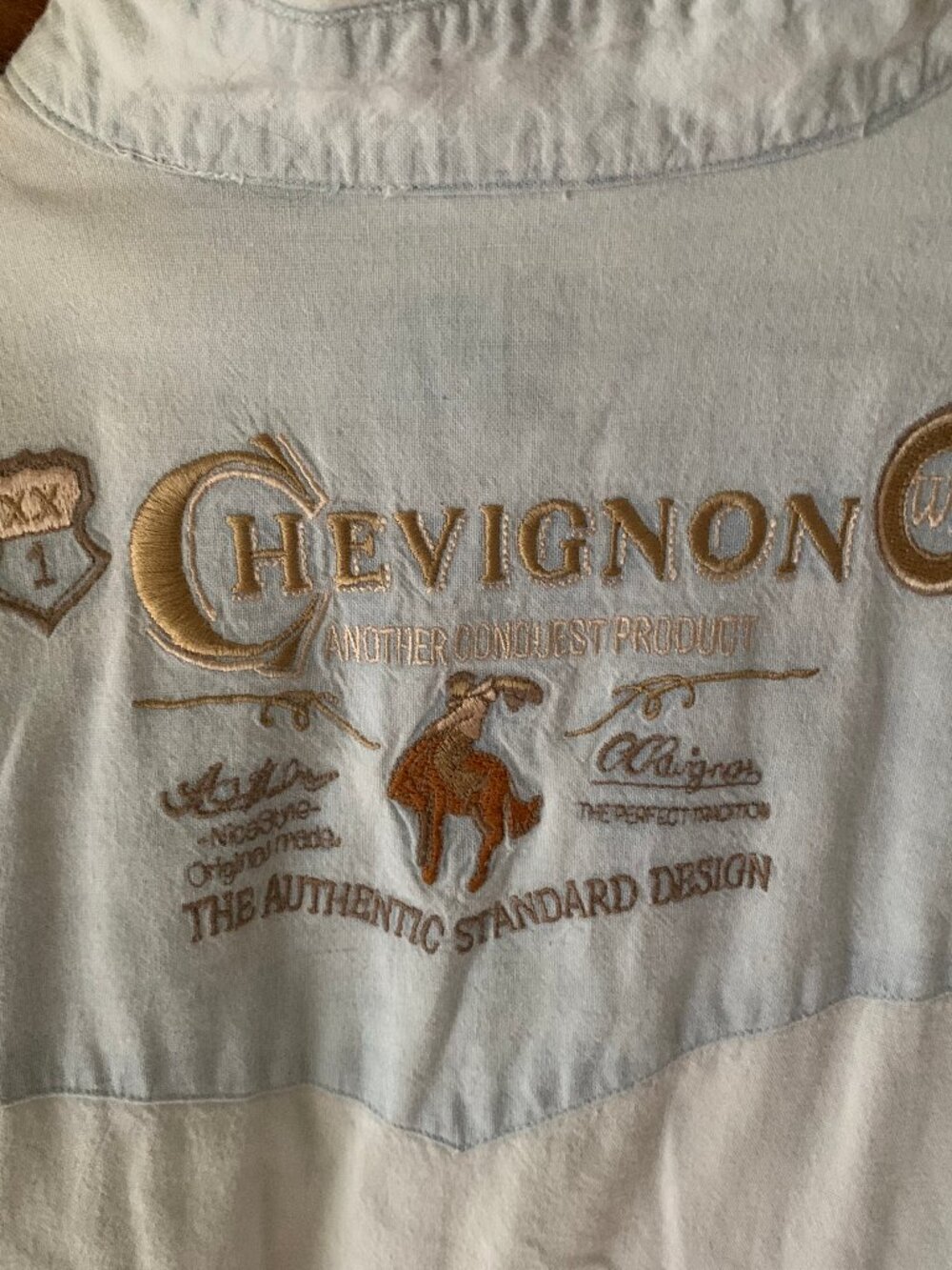 Vintage Rare Mens Conquest Westerns Shirt Large
